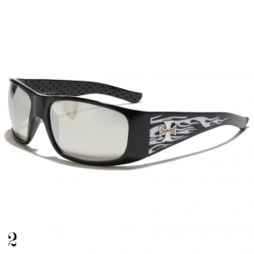 lunette de soleil flamme grise