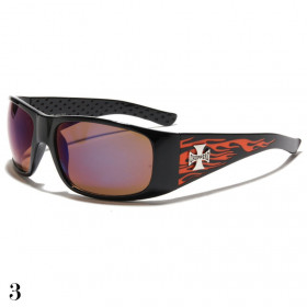 lunette de soleil flamme orange