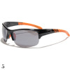 lunette de soleil monture noir et orange