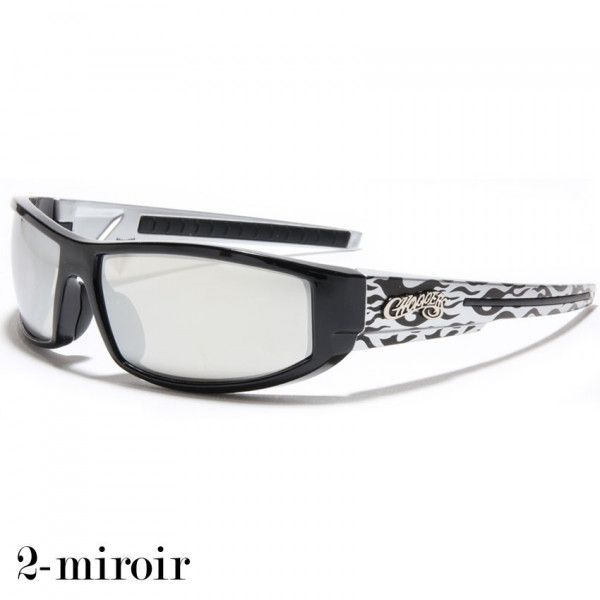lunette de soleil monture noir et grise