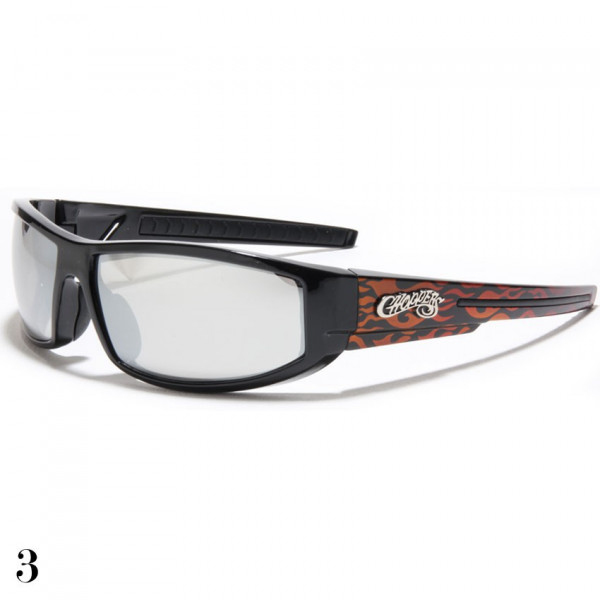 lunette de soleil flamme orange