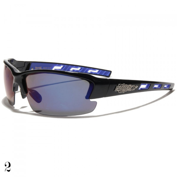 lunette de soleil verre bleuté