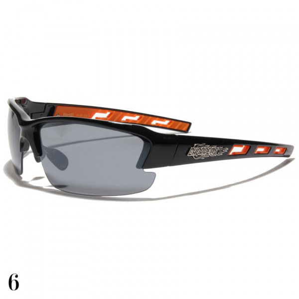 lunette de soleil monture noir et orange