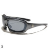 lunettes de soleil vision grise monture gris anthracite