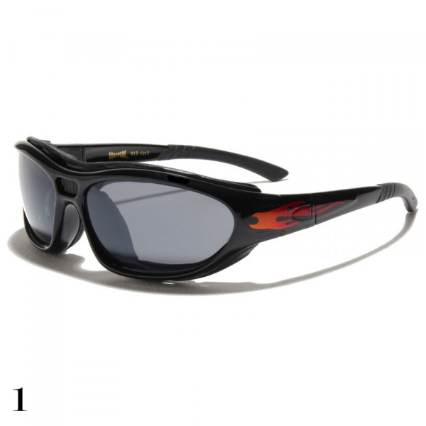 lunettes de soleil vision grise monture noir