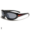 lunettes de soleil vision grise monture noir