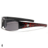 lunettes de soleil vision noir flamme orange