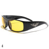 lunettes de soleil vision jaune