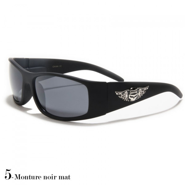 lunettes de soleil monture noir mat