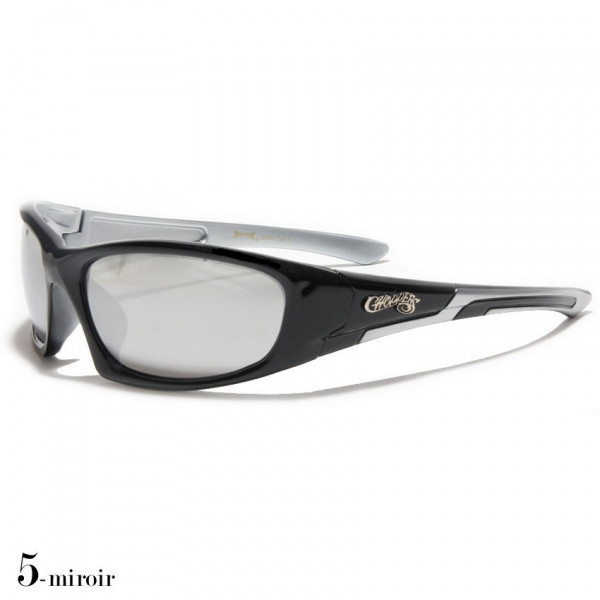 lunettes de soleil monture noir et grise