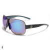 lunettes de soleil lentilles bleutés vision marron