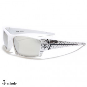 lunettes de soleil monture blanche