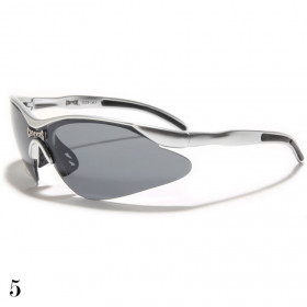 lunettes de soleil vision grise monture grise et noir