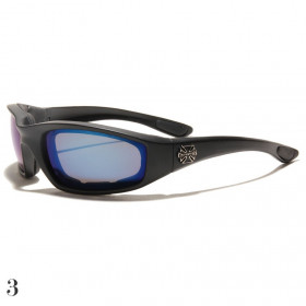 lunettes de soleil vision bleue