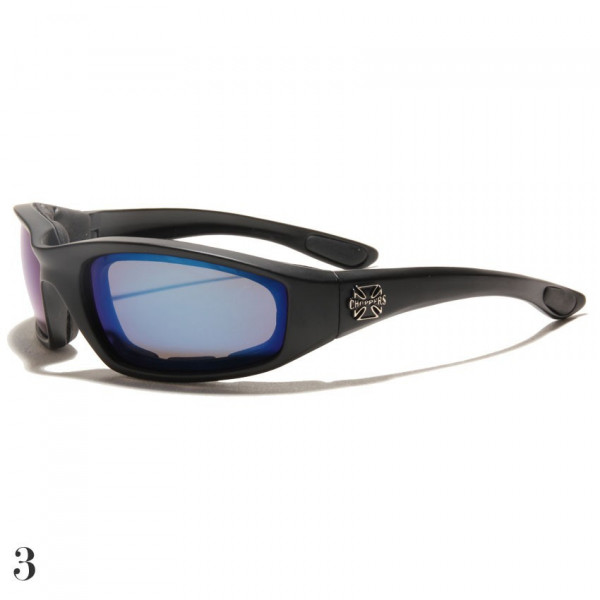 lunettes de soleil vision bleue