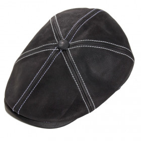 Casquette cuir noir...