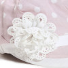 casquette gavroche pour femme en lin coloris rose