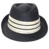 trilby avec ceinture paille