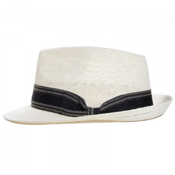 Chapeau paille ajourée
