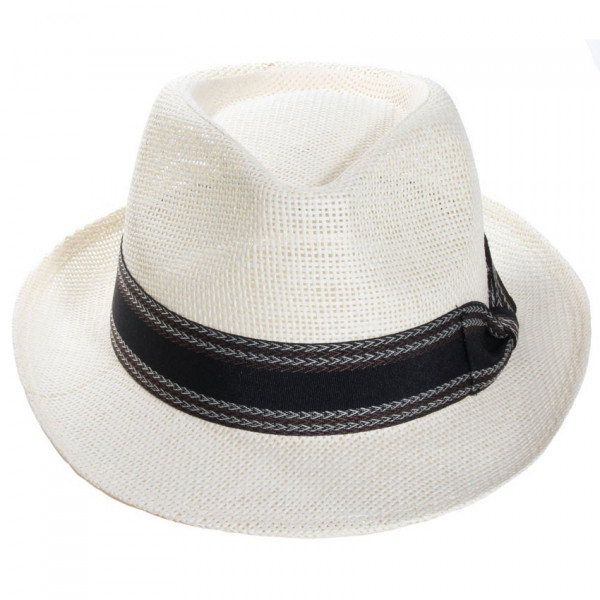 Chapeau paille ajourée