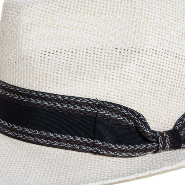 Chapeau paille ajourée