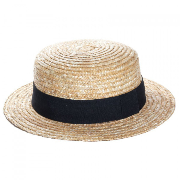 chapeau de paille canotier