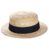 chapeau de paille canotier