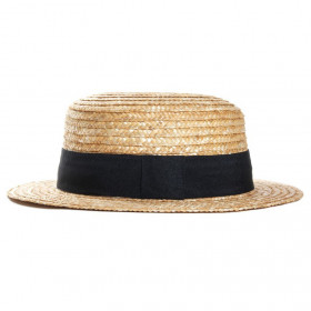 chapeau de paille canotier