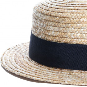 chapeau de paille canotier