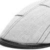 Casquette d'été lin gris