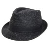 chapeau laine noir