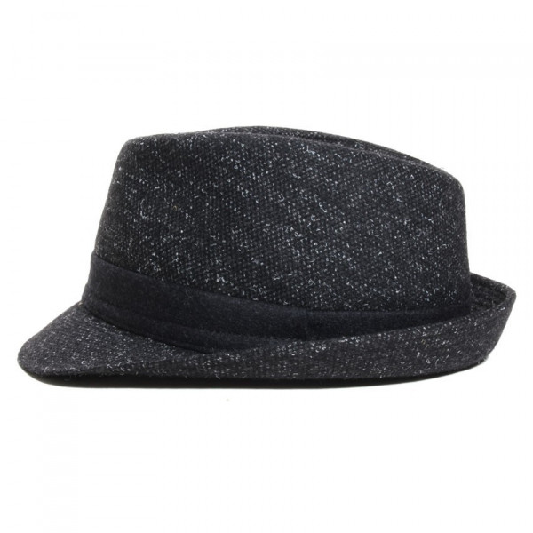 chapeau laine noir