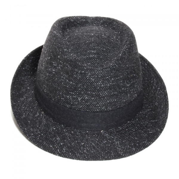 chapeau laine noir