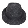 chapeau laine noir