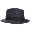 chapeau feutre écossais coloris gris anthracite