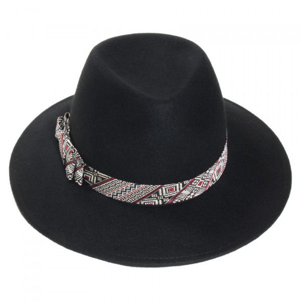 chapeau feutre femme coloris noir