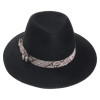 chapeau feutre femme coloris noir