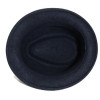 chapeau feutre trilby bleu marine