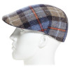 casquette formée Harris tweed écossaise