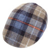 casquette formée Harris tweed écossaise