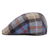 casquette formée Harris tweed écossaise