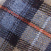 casquette formée Harris tweed écossaise