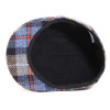 casquette formée Harris tweed écossaise