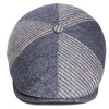 casquette laine et coton bleu jeans