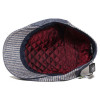casquette laine et coton bleu jeans doublure matelassée