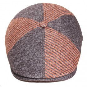 casquette laine et coton mi-saison coloris taupe