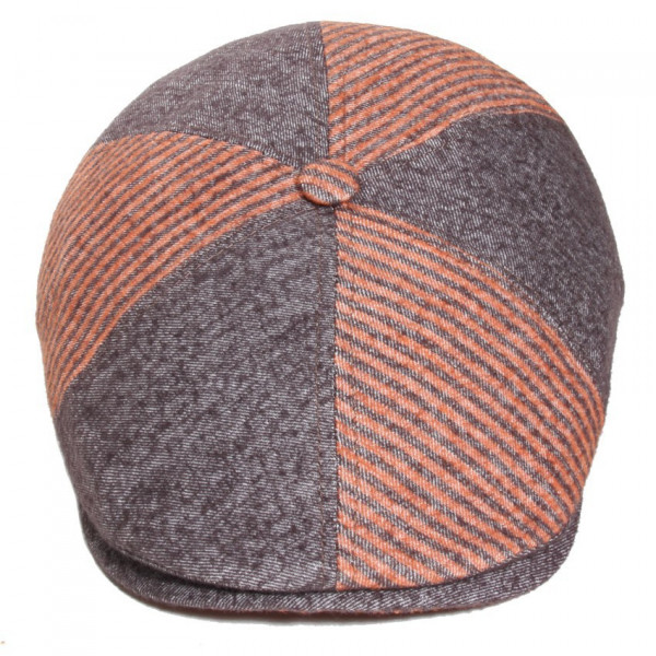 casquette laine et coton mi-saison coloris taupe
