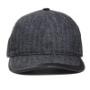 casquette américaine en pure laine vierge coloris grise