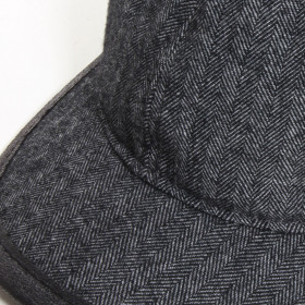 casquette américaine avec visière gansée