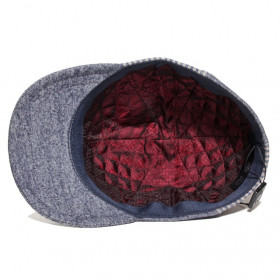 casquette mi saison coloris jeans doublée polyester